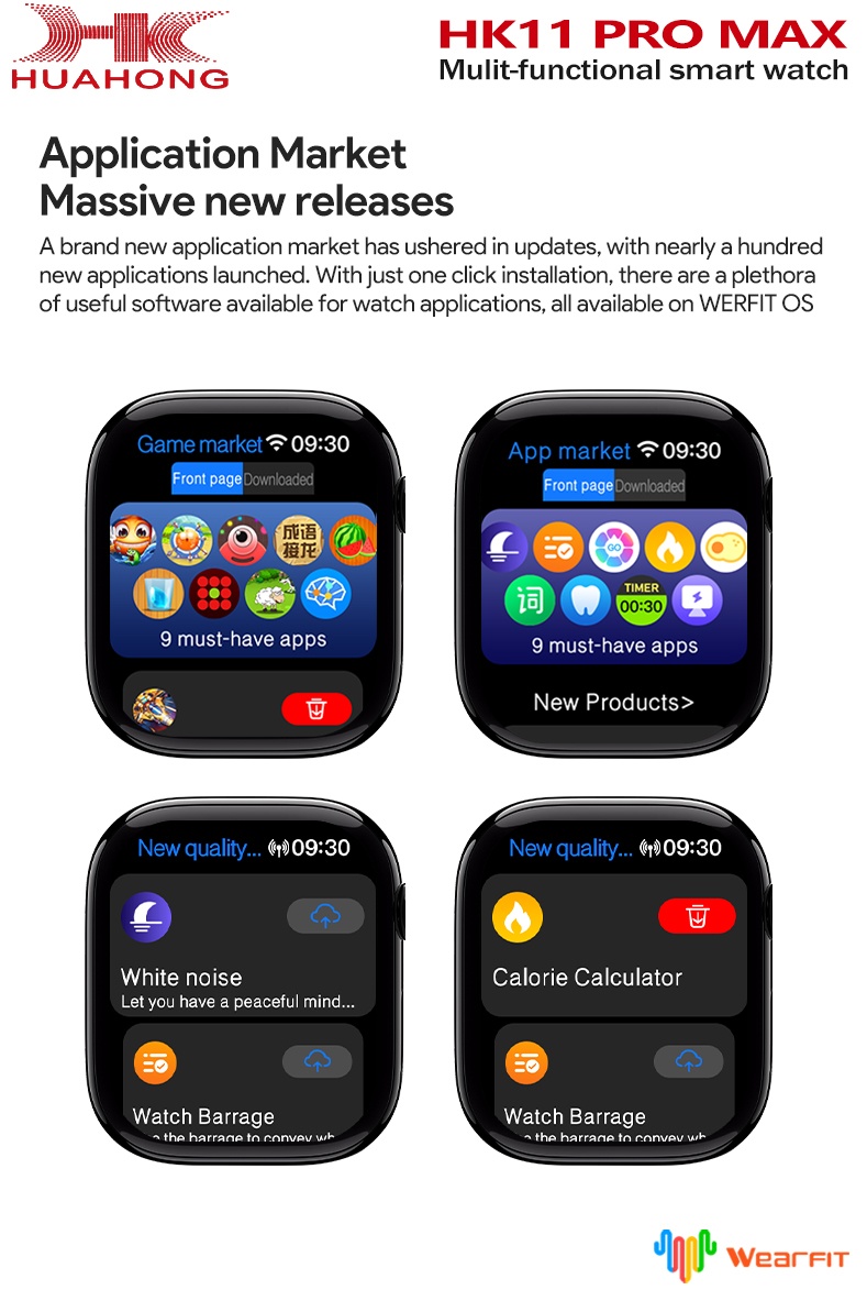 오리지널 HK11 Pro MAX 스마트워치 AMOLED - Fall Detection Watch 리뷰 및 가격